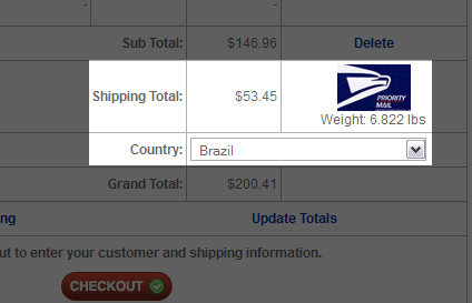Shipping Suspension.com in Brazil