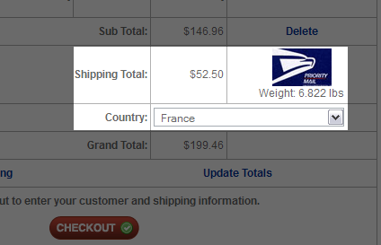 Shipping Suspension.com in France