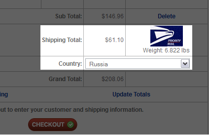 Shipping Suspension.com in Russia