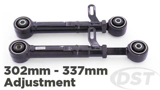 Adjustment range for SuperPro upper rear control arm '03-'23 4Runner '10-'23 Lexus GX460 '07-'14 Toyota FJ Cruiser