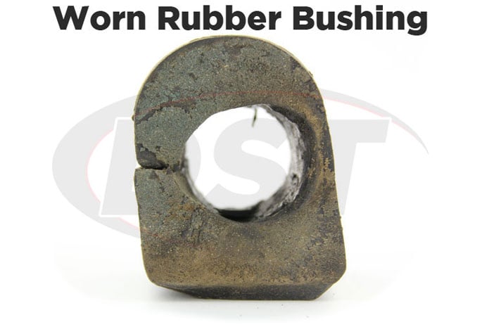 worn out rubber bushing
