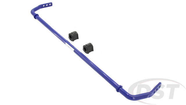 A larger rear sway bar creates a sharper turning car