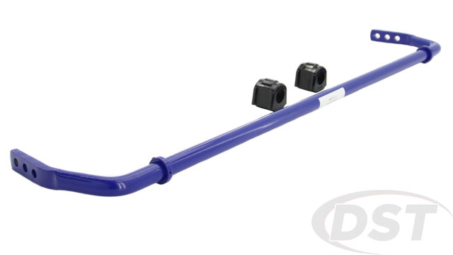 A larger diameter sway bar adds additional roll control to improve stability for your commute and better turning for those weekends you want to carve some corners