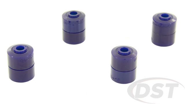 Create a more nimble car with crisp steering response when you install polyurethane sway bar bushings that resist deflection to increase sway bar response rate.
