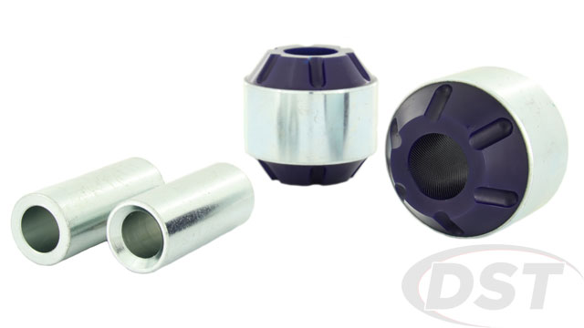The durability of polyurethane makes it a superior replacement for the OEM fluid filled bushing