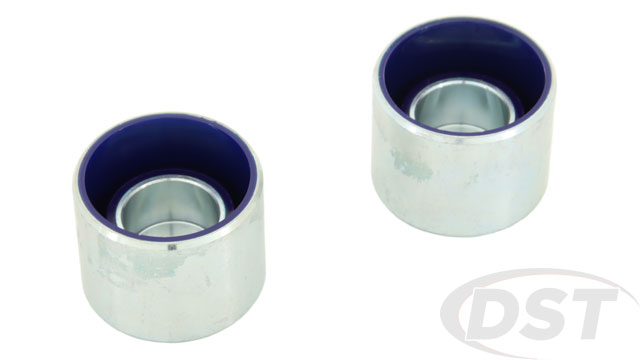 Polyurethane offers superior material strength and durability over the factory rubber bushings