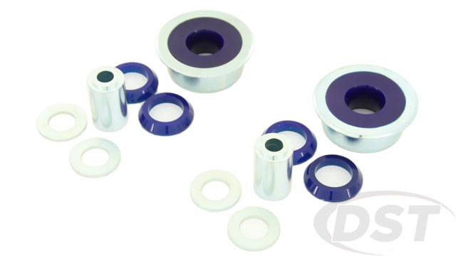 SuperPro polyurethane control arm bushings reduce deflection for better handling performance in your Audi