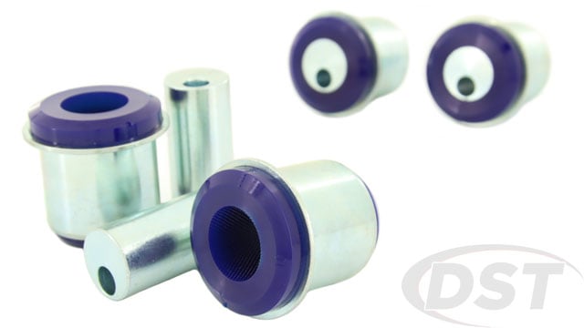 Prolong tire life by preserving alignment settings with SuperPro polyurethane control arm bushings