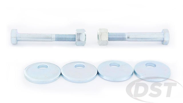Incorrect camber will wear out your tires fast, fix it with SuperPro's camber bolt kit.