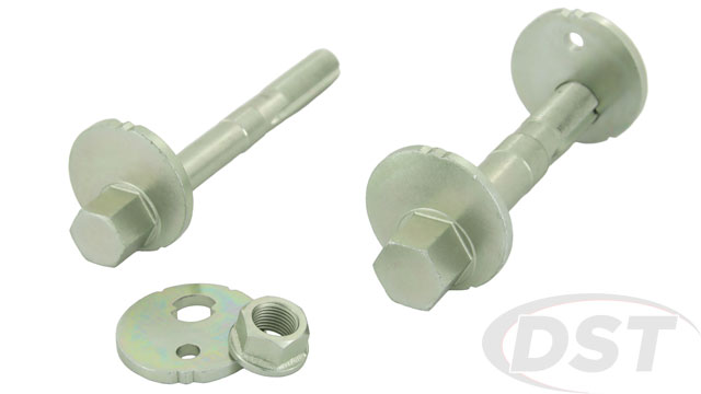 This design replaces multiple parts with one monolithic camber bolt to eliminate rust concerns for your lower control arm bushings.