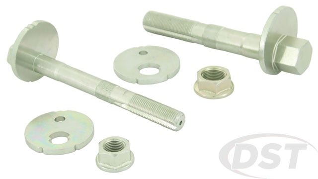 Complete lower control arms speed up the repair process with pre-installed bushings and new ball joints.