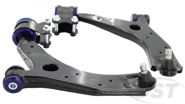 Front wheel drive vehicles greatly benefit from the strength of SuperPro's control arms