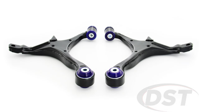 Make maintenance easy when you swap in new SuperPro control arms with pre-installed bushings