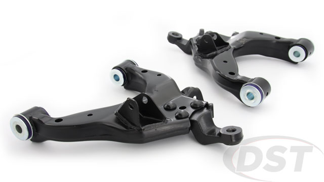 Replace the worn rubber bushings with brand new polyurethane bushings