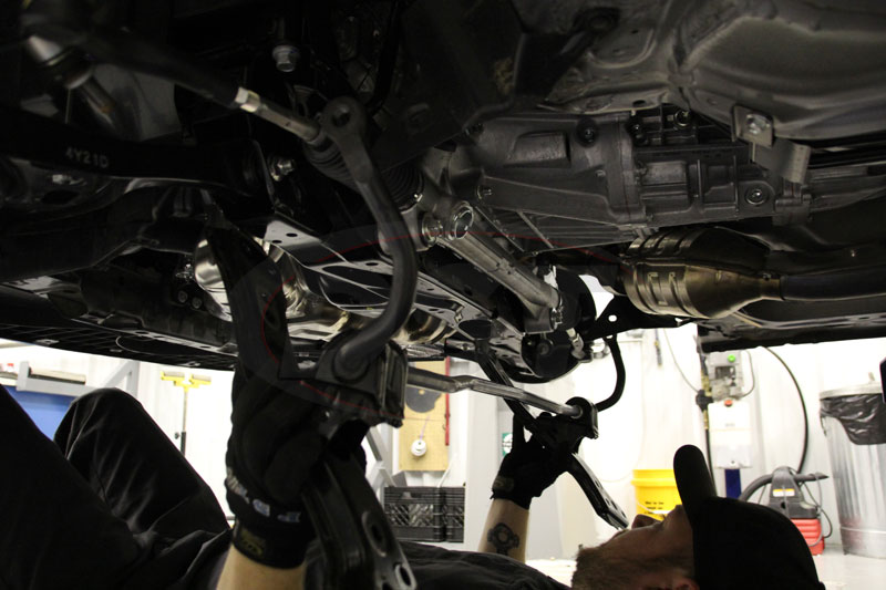 brz front sway bar install