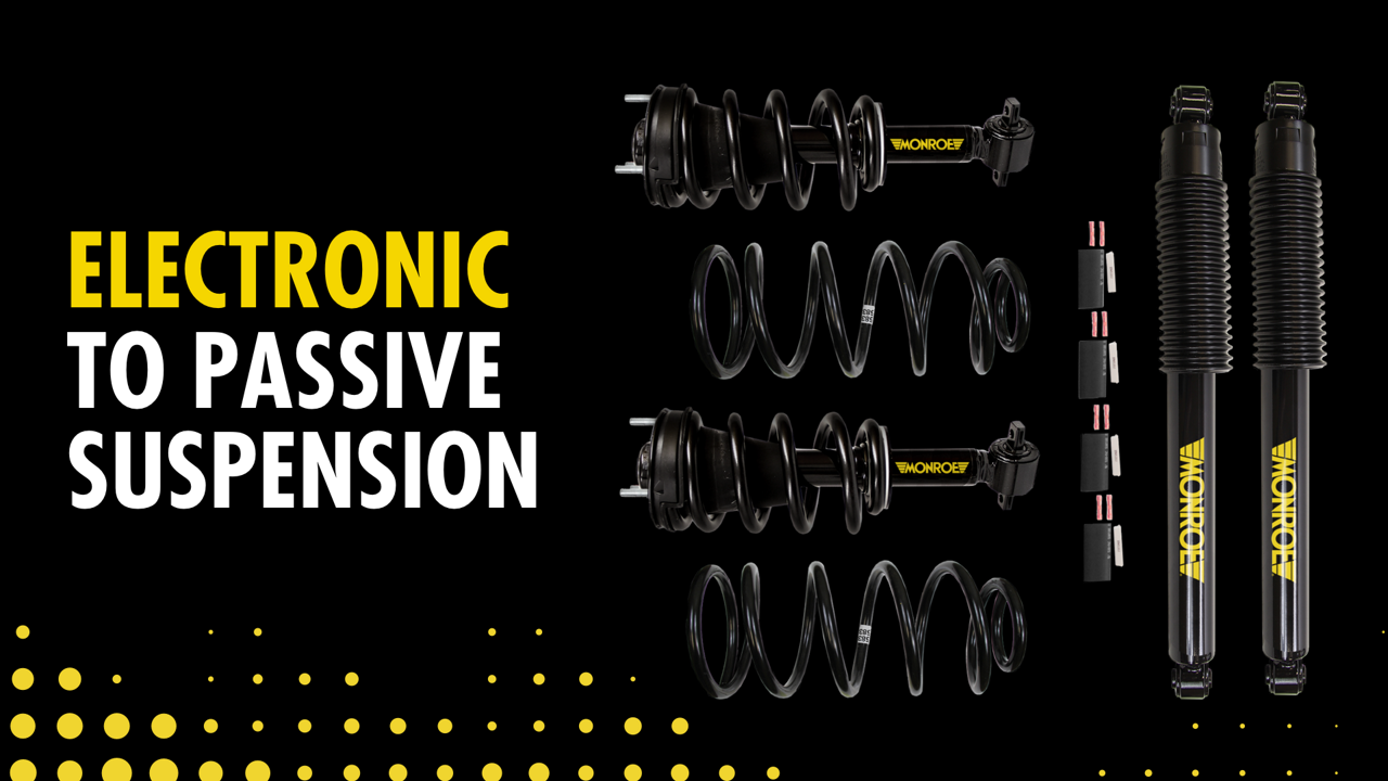 Monroe Electronic to Passive Suspension Conversion Kit components