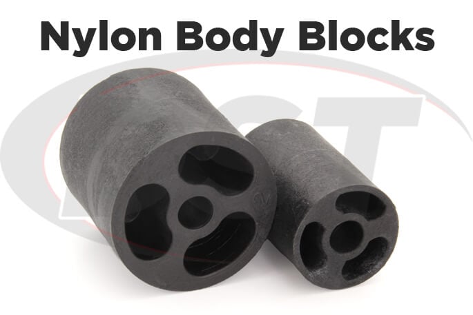 silverado sierra 1500hd body lift kit nylon body blocks