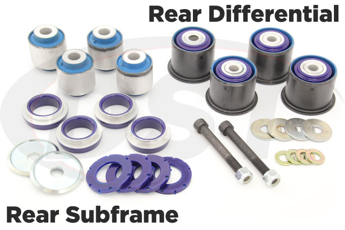 15-17 mustang rear differential and rear subframe bushing kits