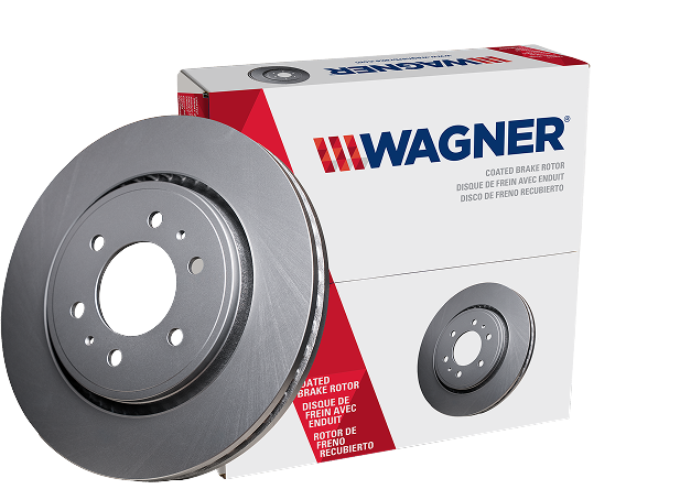 A Wagner premium rotor and the box it came in