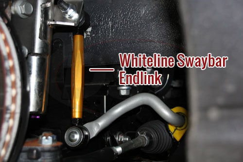 Whiteline Sway Bar Installed