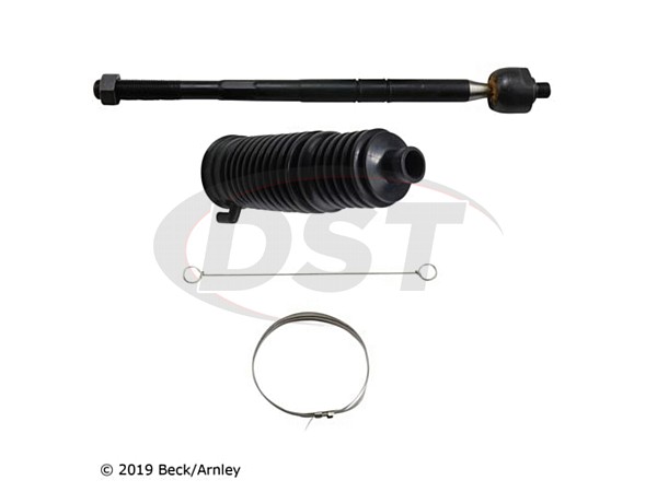Complete 6pc Front Inner Outer Tie Rods w/Rack and Pinion Boots & Below Kit for 2005-2009 Ford Escape - Detroit Axle 2005-2009 Mazda Tribute NO HYBRID - 2005-2009 Mercury Mariner 