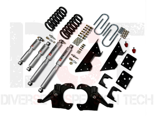 Lowering Kit 4 inch Front and 6 inch Rear - with Street Performance Shocks