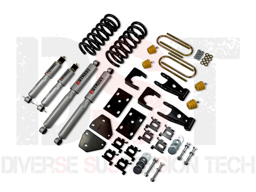 Lowering Kit 2 inch Front and 5 inch Rear - with Street Performance Shocks