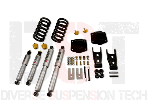 Lowering Kit 3 inch Front and 4 inch Rear - with Street Performance Shocks