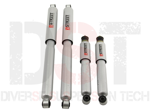 Street Performance Front and Rear Shock Absorber Set - 2WD