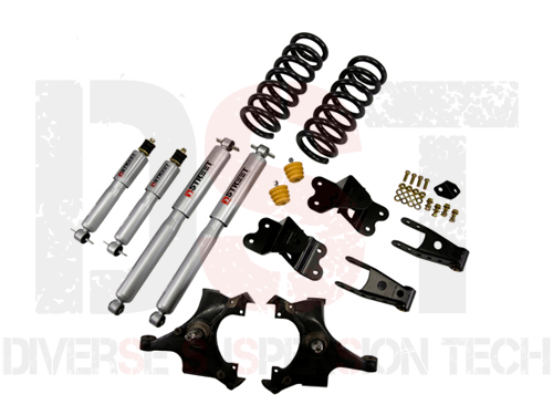Lowering Kit 3 inch Front and 4 inch Rear - with Street Performance Shocks