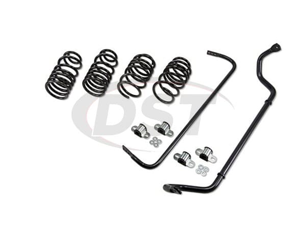 Front and Rear Sway Bars with Lowering Kit - 1.4 inch Front and 1.4 inch Rear Drop