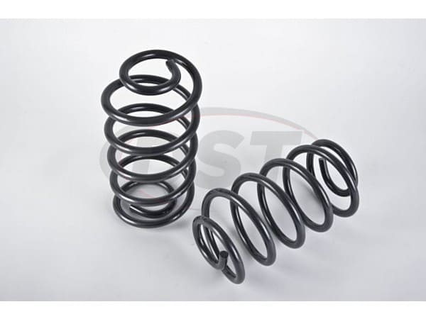 Front & Rear 1 Inch Drop Coil Spring Set