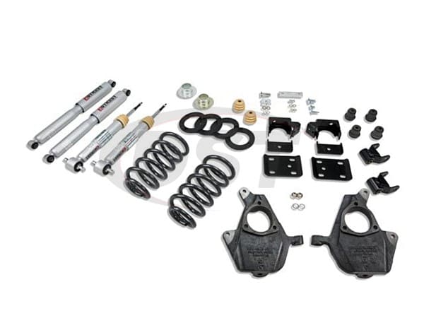 Lowering Kit Adjustable Front and 7 inch Rear - with Street Performance Shocks