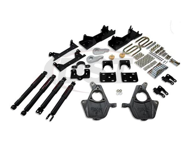 Lowering Kit Adjustable Front and 6 inch Rear - with Nitro Drop II Shocks