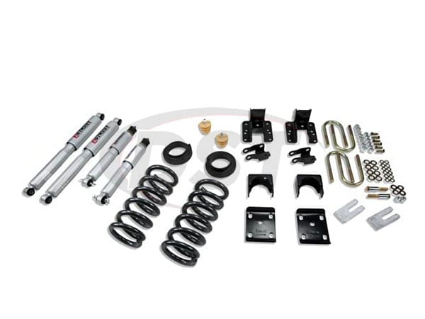 Lowering Kit 3 inch Front and Adjustable Rear - with Street Performance Shocks