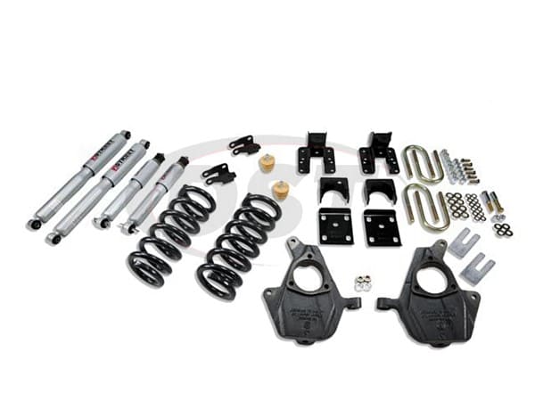 Lowering Kit 3 inch Front and Adjustable Rear - with Street Performance Shocks