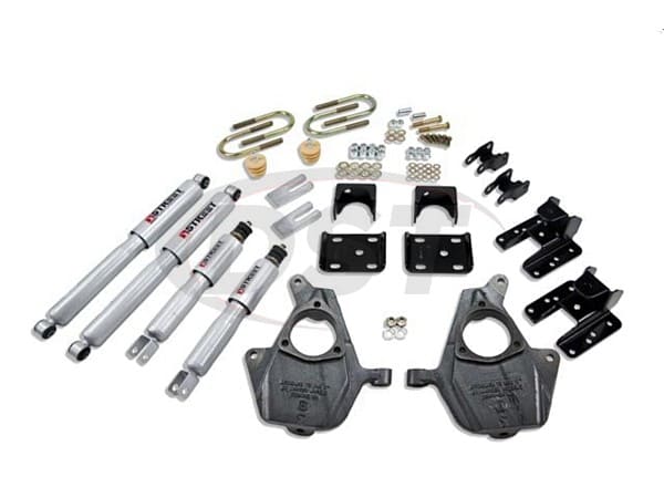 Lowering Kit 2 inch Front and Adjustable Rear - with Street Performance Shocks