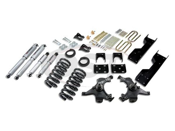 Lowering Kit Adjustable Front and 6 inch Rear - with Street Performance Shocks
