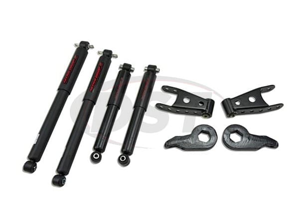 Lowering Kit Adjustable Front and 4 inch Rear - with Nitro Drop II Shocks