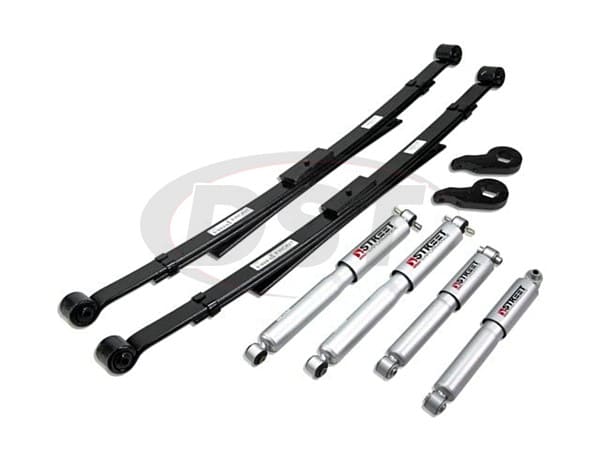 Lowering Kit Adjustable Front and 3.5 inch Rear - with Street Performance Shocks