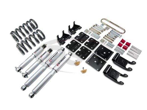 Lowering Kit 2.5 inch Front and 3.5 inch Rear - with Street Performance Shocks