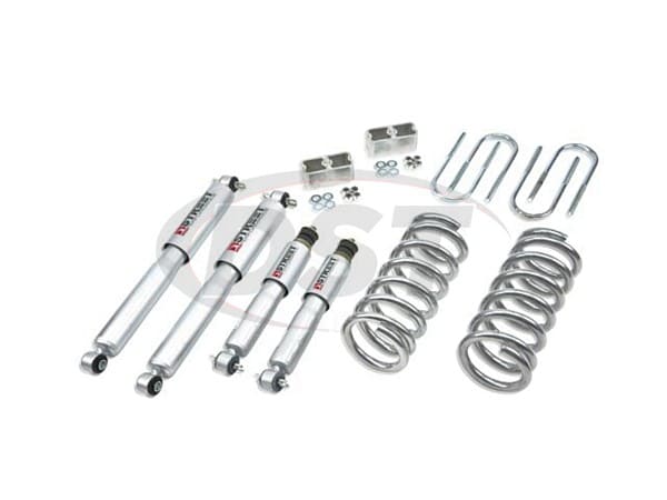 Lowering Kit 1 inch Front and 2 inch Rear - with Street Performance Shocks