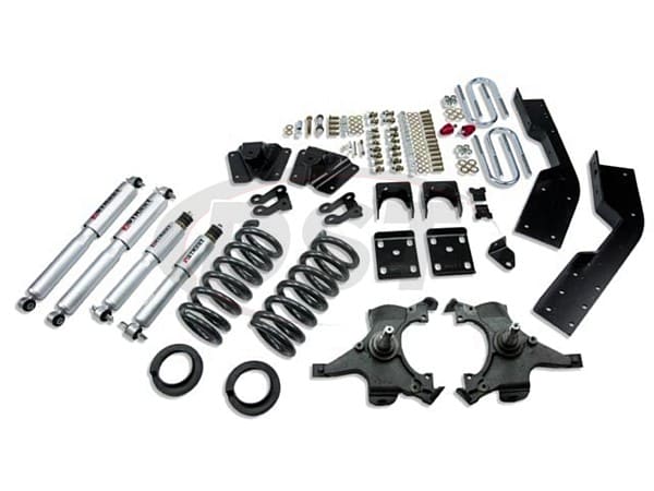 Lowering Kit Adjustable Front and 7 inch Rear - with Street Performance Shocks