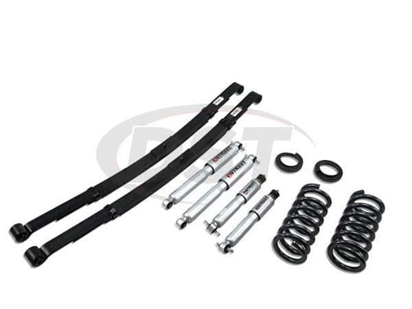 Lowering Kit Adjustable Front and 3 inch Rear - with Street Performance Shocks