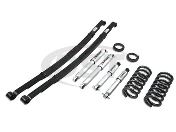 Lowering Kit Adjustable Front and 3.5 inch Rear - with Street Performance Shocks