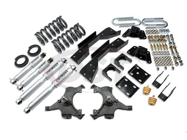 Lowering Kit Adjustable Front and 5.5 inch Rear - with Street Performance Shocks