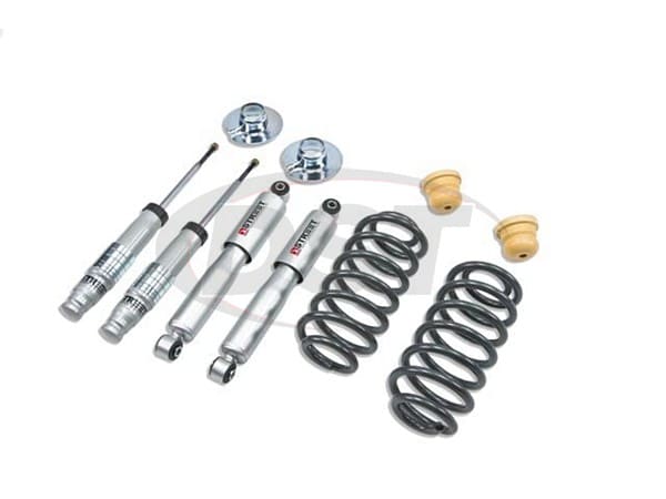 Lowering Kit Adjustable Front and Rear - with Street Performance Shocks
