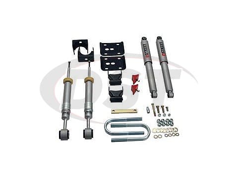 Lowering Kit Adjustable Front and 5 inch Rear - with Street Performance Shocks