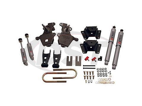Lowering Kit 2 inch Front and 4 inch Rear - with Street Performance Shocks