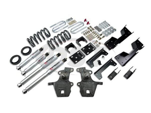Lowering Kit Adjustable Front and 6 inch Rear - with Street Performance Shocks